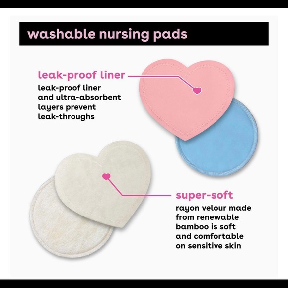 Bamboobies Reusable Nursing Pads - Picture 4 of 5
